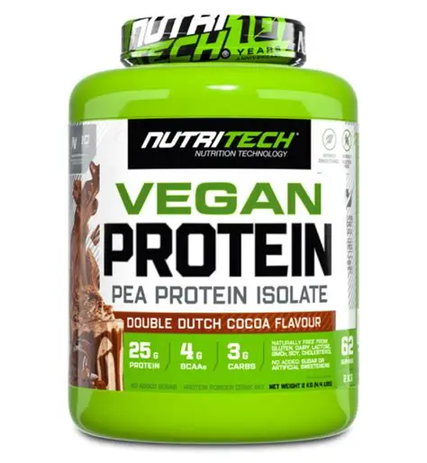 Nutritech Vegan Protein 100% Pea Isolate 1.8kg