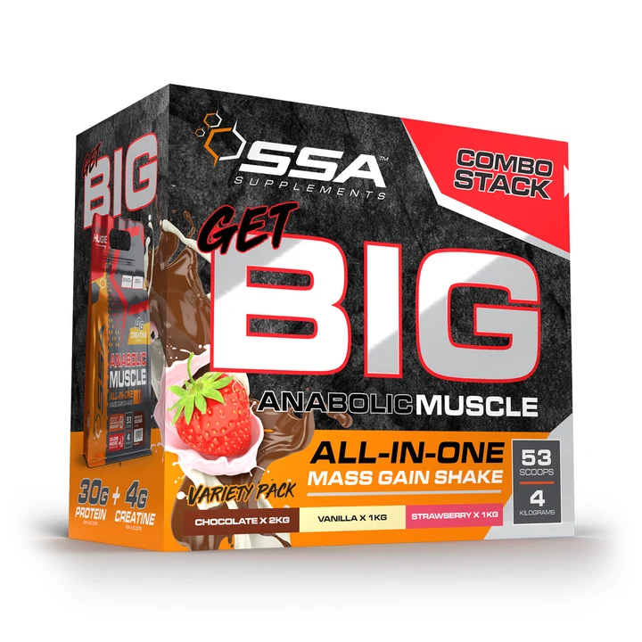 SSA Anabolic Muscle stack BOX SPECIAL Mixed flav